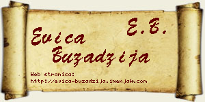 Evica Buzadžija vizit kartica